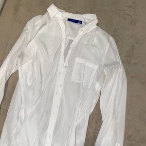 White Button Up Blouse